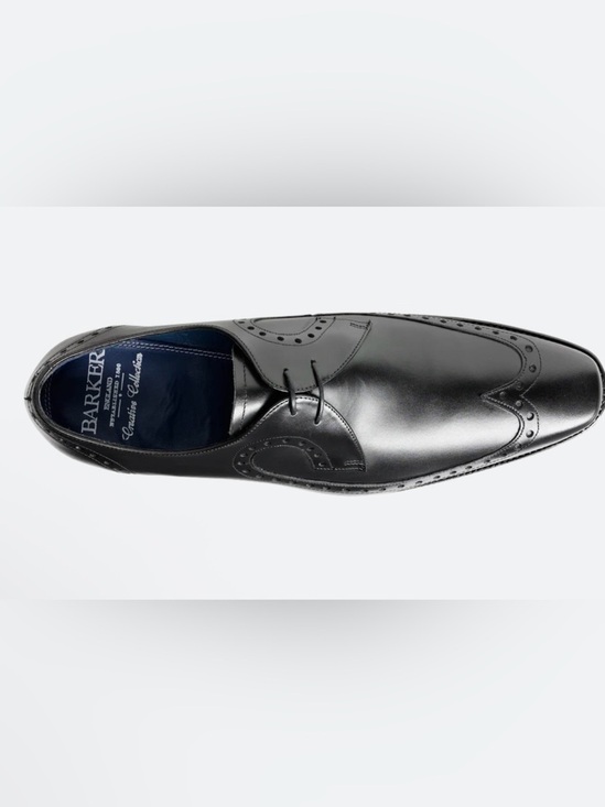 Barker Woody - Black Calf Derby Size 8.5 US Retail $450 main image 6